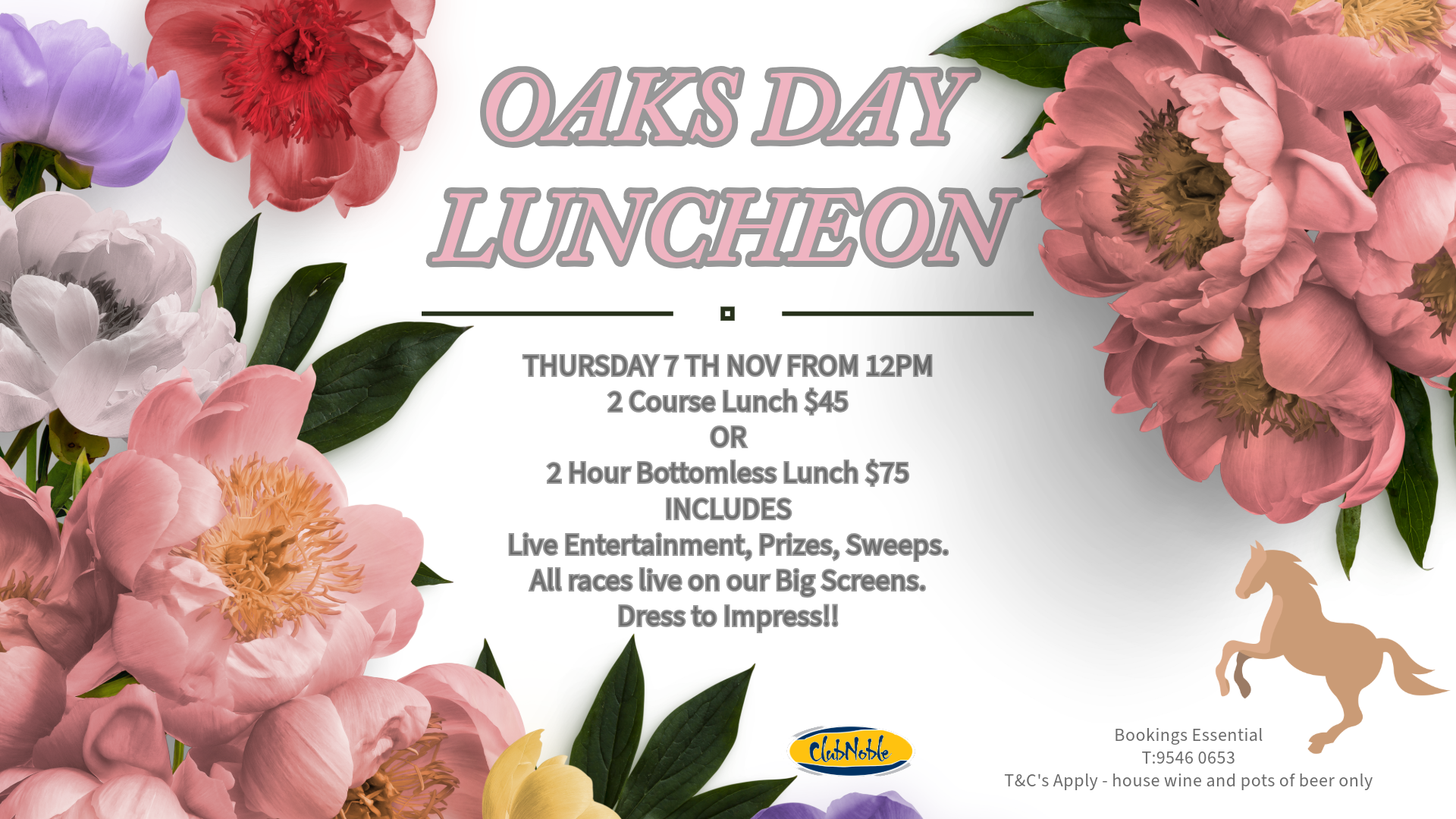 Oaks Day Luncheon at Club Noble.